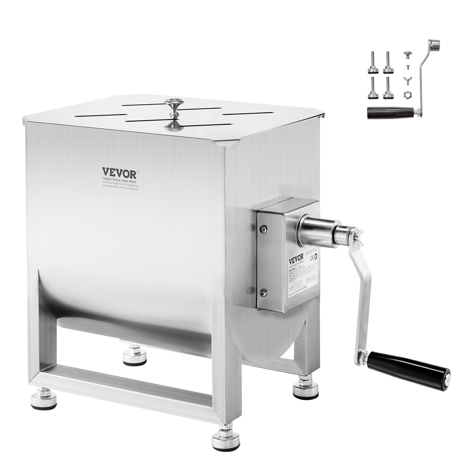 Lihasekoitin North Craft BX-20, 30L, ruostumaton teräs