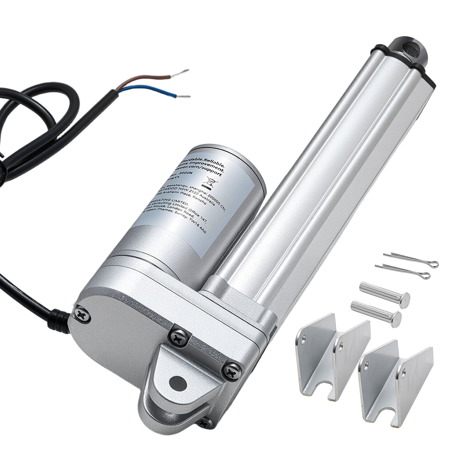 Lineaaritoimilaite North Craft, 152.4mm, IP65, 3000N, Alumiini