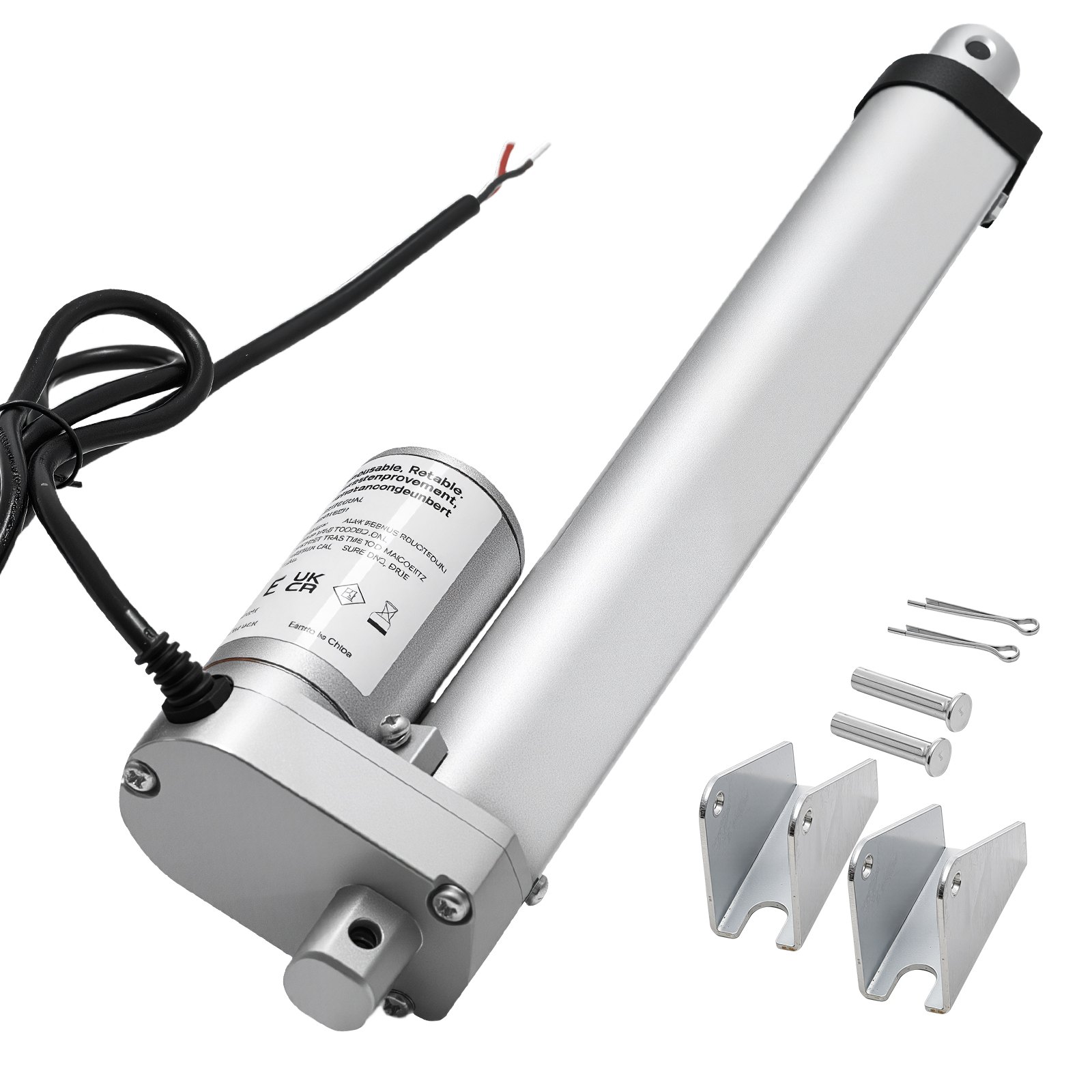 Lineaaritoimilaite North Craft OK648, 203.2mm, 15mm/s, 1000N, Harmaa