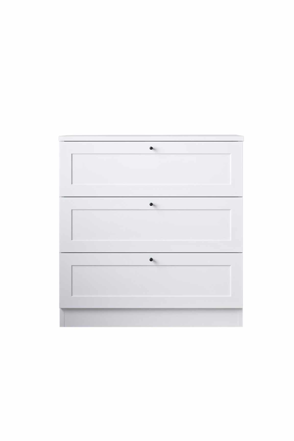 Lipasto Valento Furniture Terra, 75x77x42cm, valkoinen