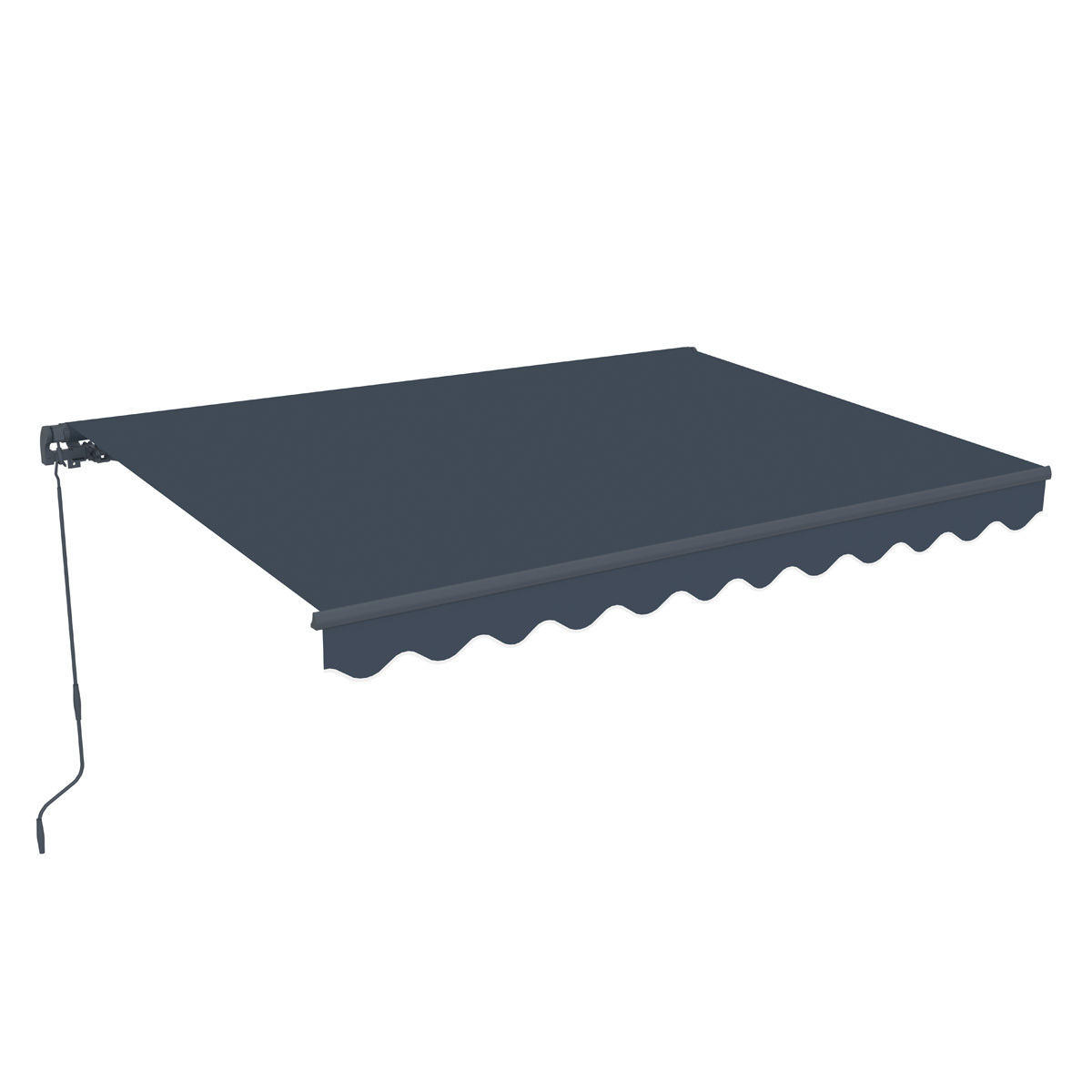 Markiisi Lykke, 2,95x2,5 m, tummanharmaa