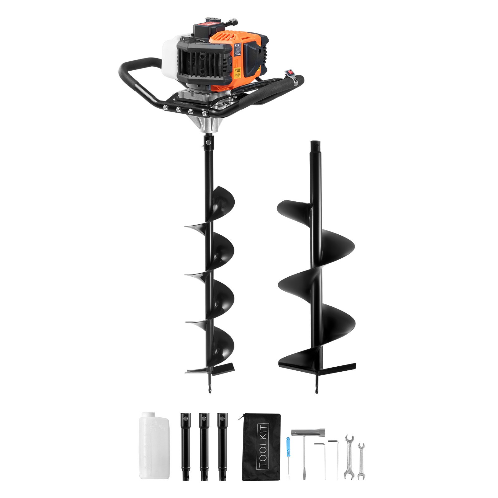 Maakaira North Craft D52-F, 52CC 1450W, 6&quot; &amp; 10&quot; Terät, Oranssi/Musta
