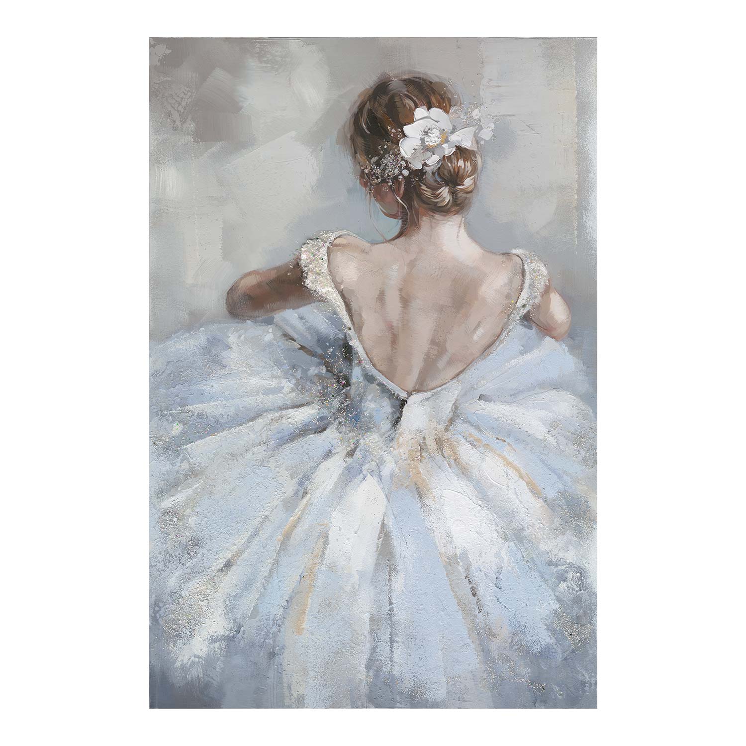 Maalaus Home4You Ballerina, 80x120cm, Beige