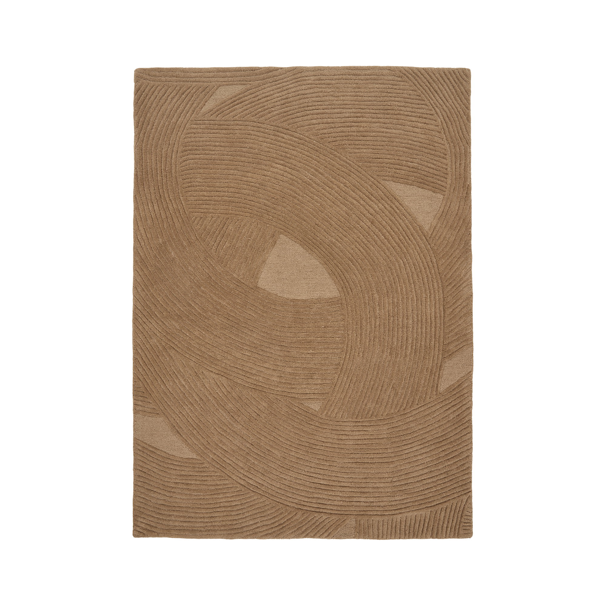 Matto House Nordic Pune, käsin tuftattu, ruskea, 160x230 cm