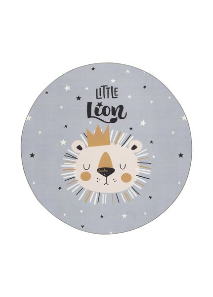 Matto KMCarpets Play Lionking, 120 cm, Harmaa