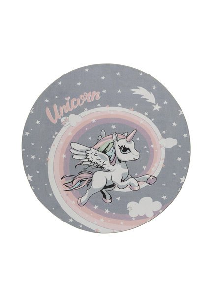 Matto KMCarpets Play Unicorn, 120 cm, Monivärinen