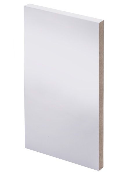 Peitelista JR-Wood, sileä, 12x140x3660, MDF, valkoinen (5 kpl/pkt)