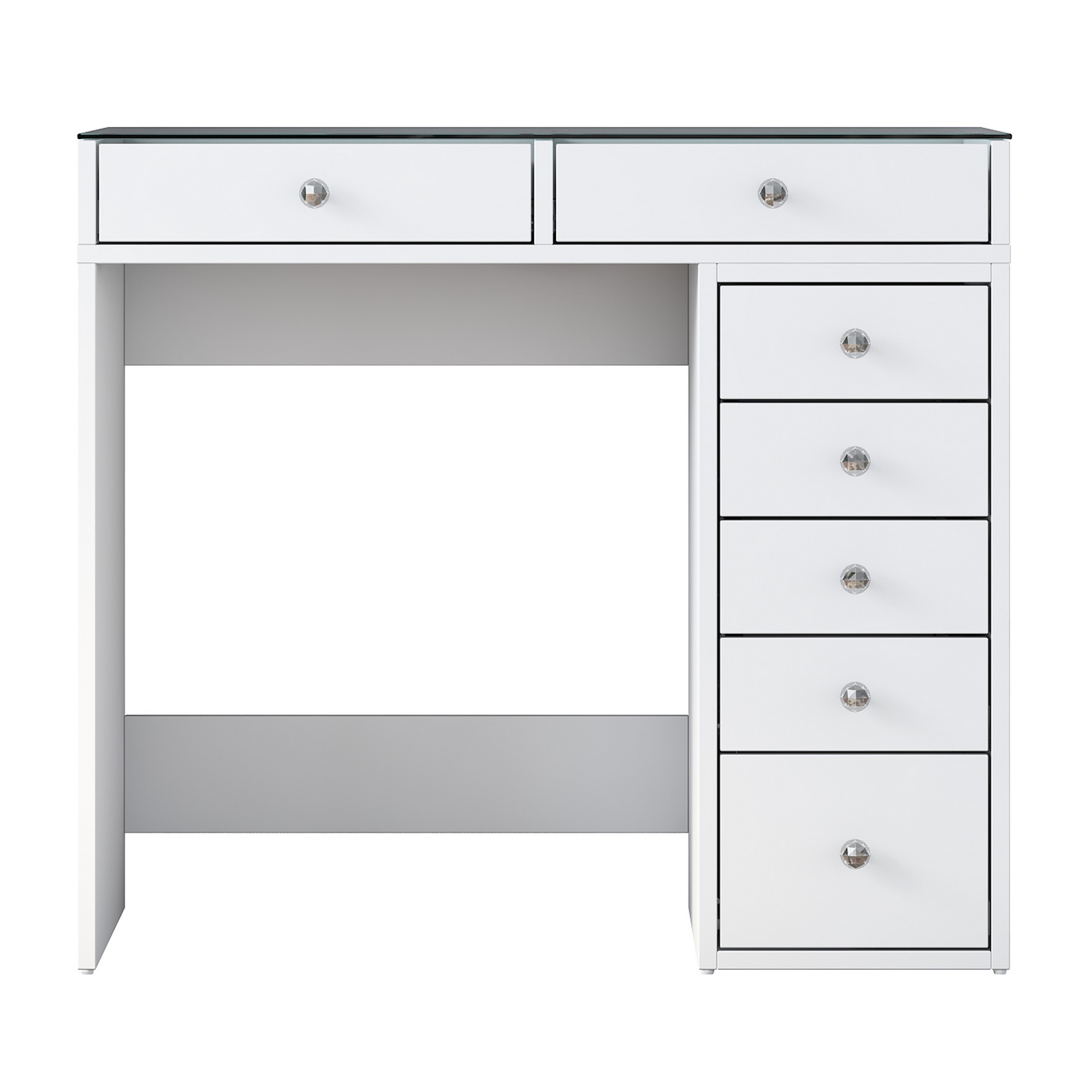 Meikkipöytä Valento Furniture BJ107-2625, valkoinen