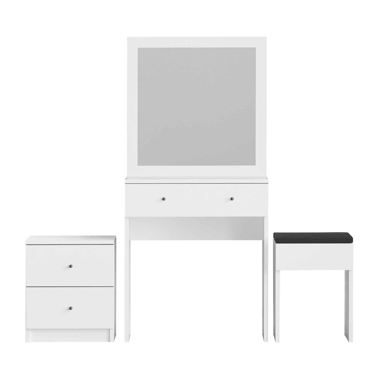 Meikkipöytä Valento Furniture Nice, valkoinen