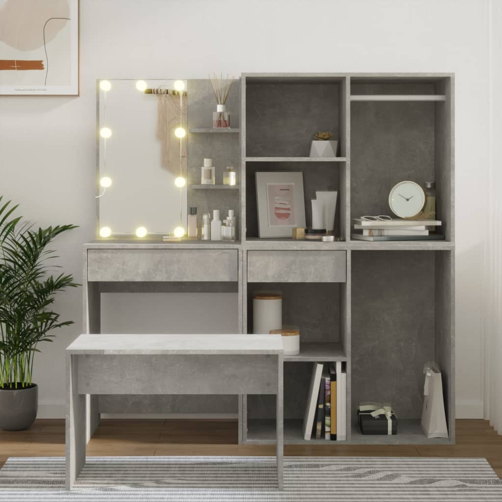 Meikkipöytäsarja 1, LED-valoilla