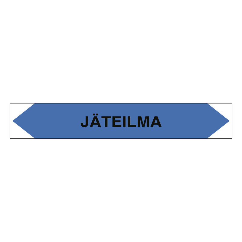 Merkintätarra/putkistotarra &quot;Jäteilma&quot;, 16x2.5cm, 5kpl