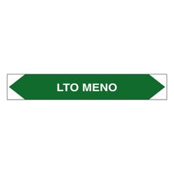 Merkintätarra/putkistotarra &quot;LTO meno&quot;, 16x2.5cm, 5kpl