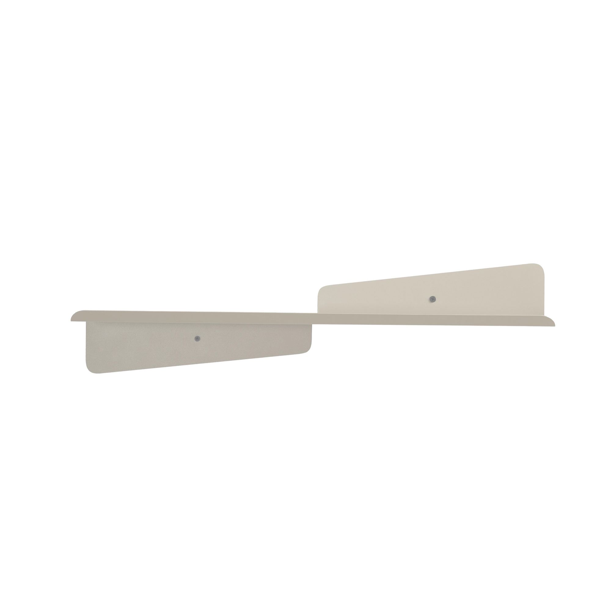Seinähylly Valento Furniture Metallihylly Vlnt123Kr, 60x14cm, Soft Beige
