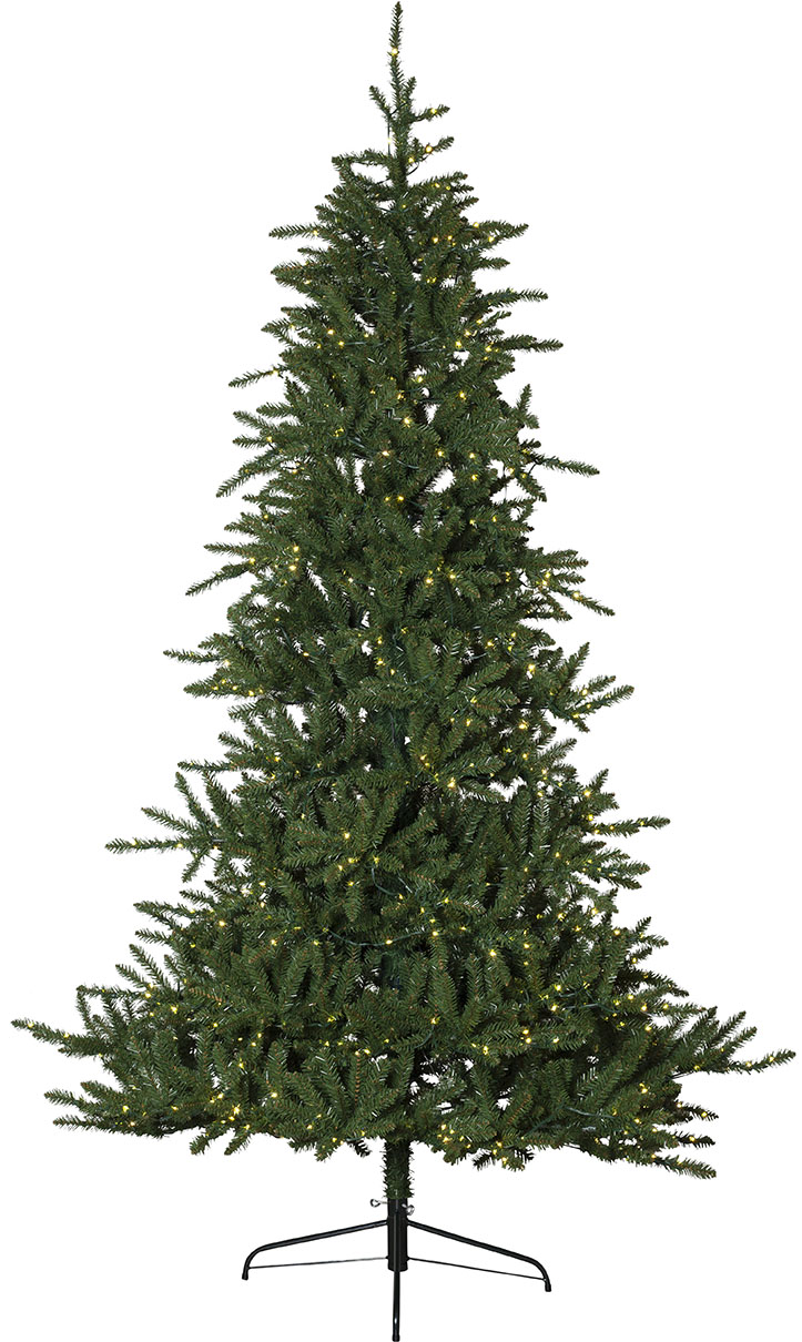 Joulukuusi Star Trading Minnesota, 250 cm, led-valoilla, vihreä