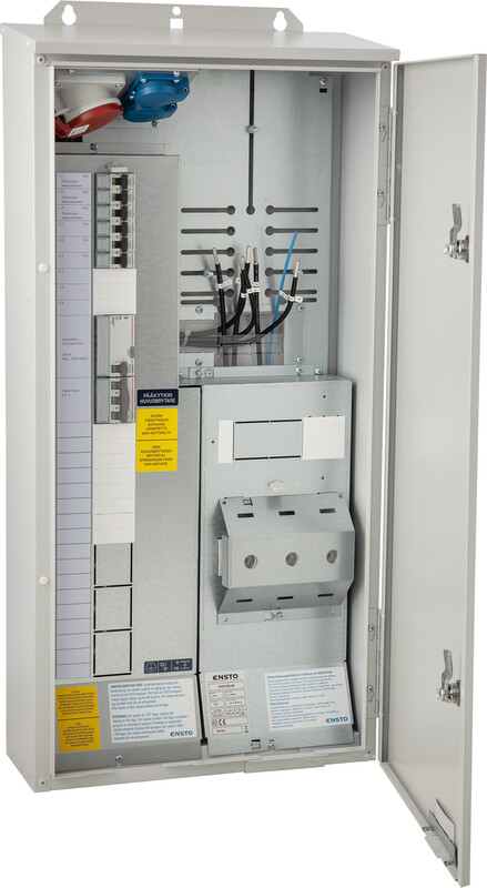 Mittauskeskus Ensto Esteri, IP34, PR 1xVVS, 3x10A, 3x16A, 50A