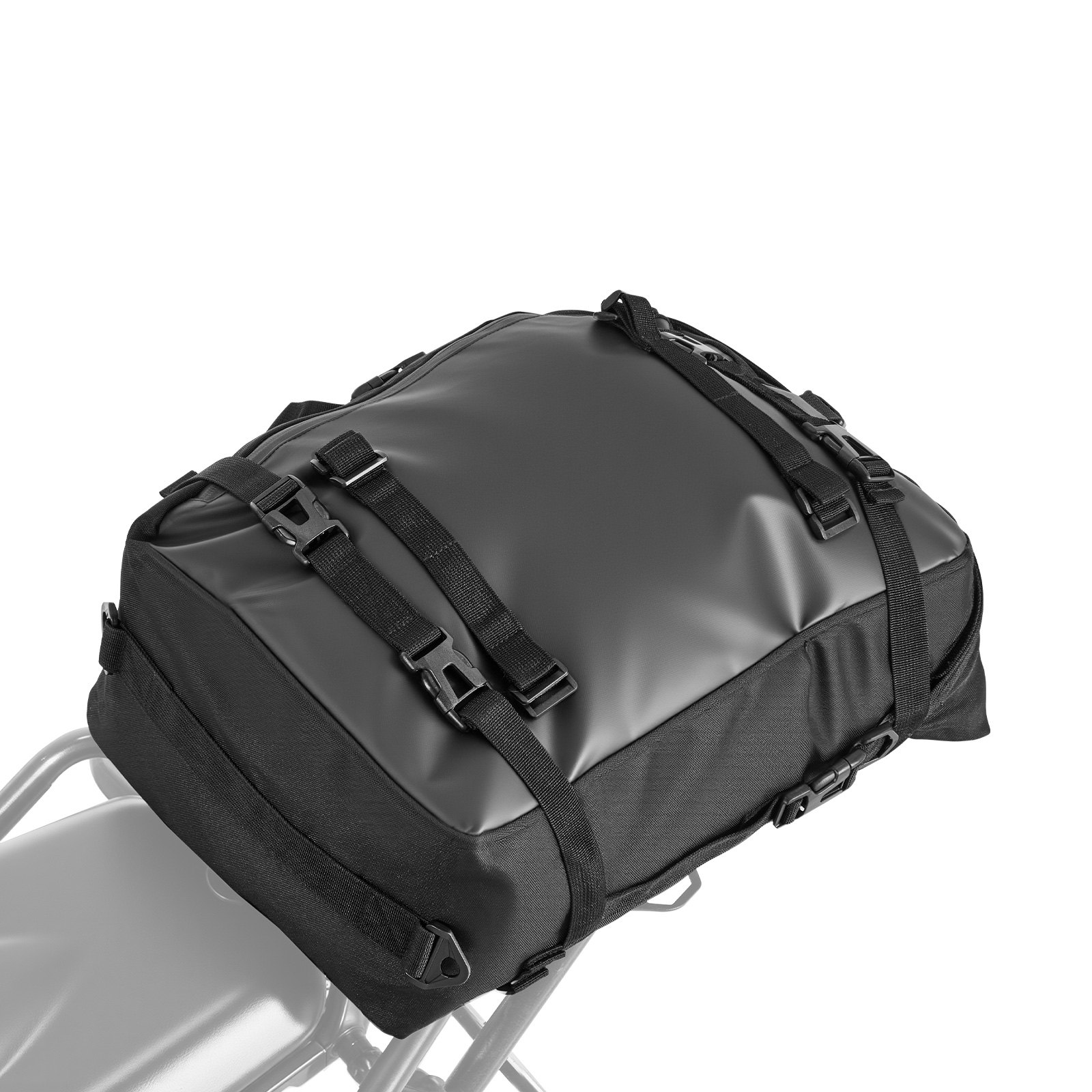 Moottoripyörän takalaukku Bag North Craft, 30L, musta