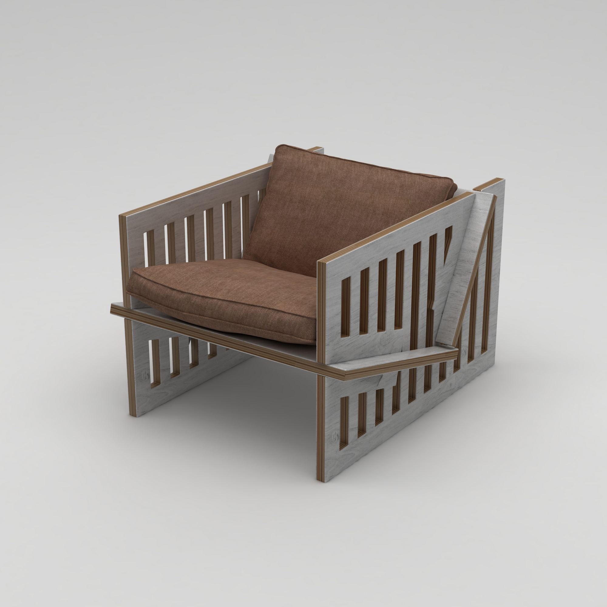 Nojatuoli Valento Furniture Roma, 74x92x57cm, Luonnonpuu