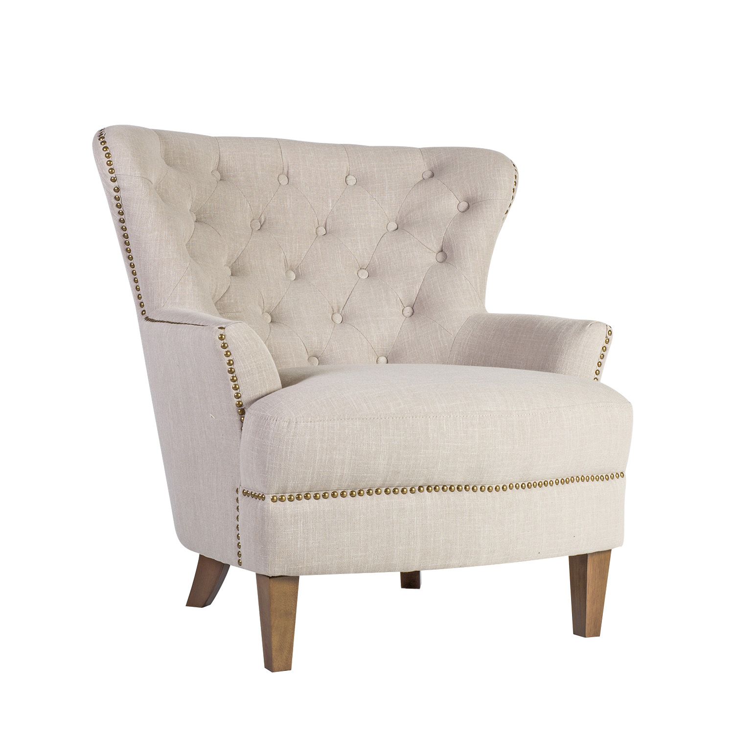 Nojatuoli Home4You Holmes, 79x85x98cm, Beige