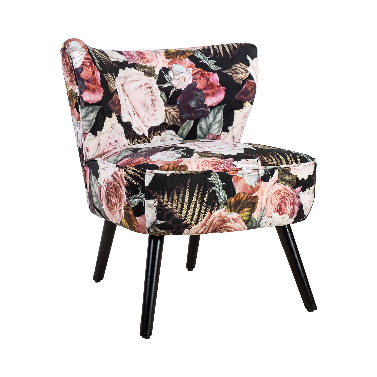 Nojatuoli Home4You La Perla, 63x73x76cm, Kukallinen