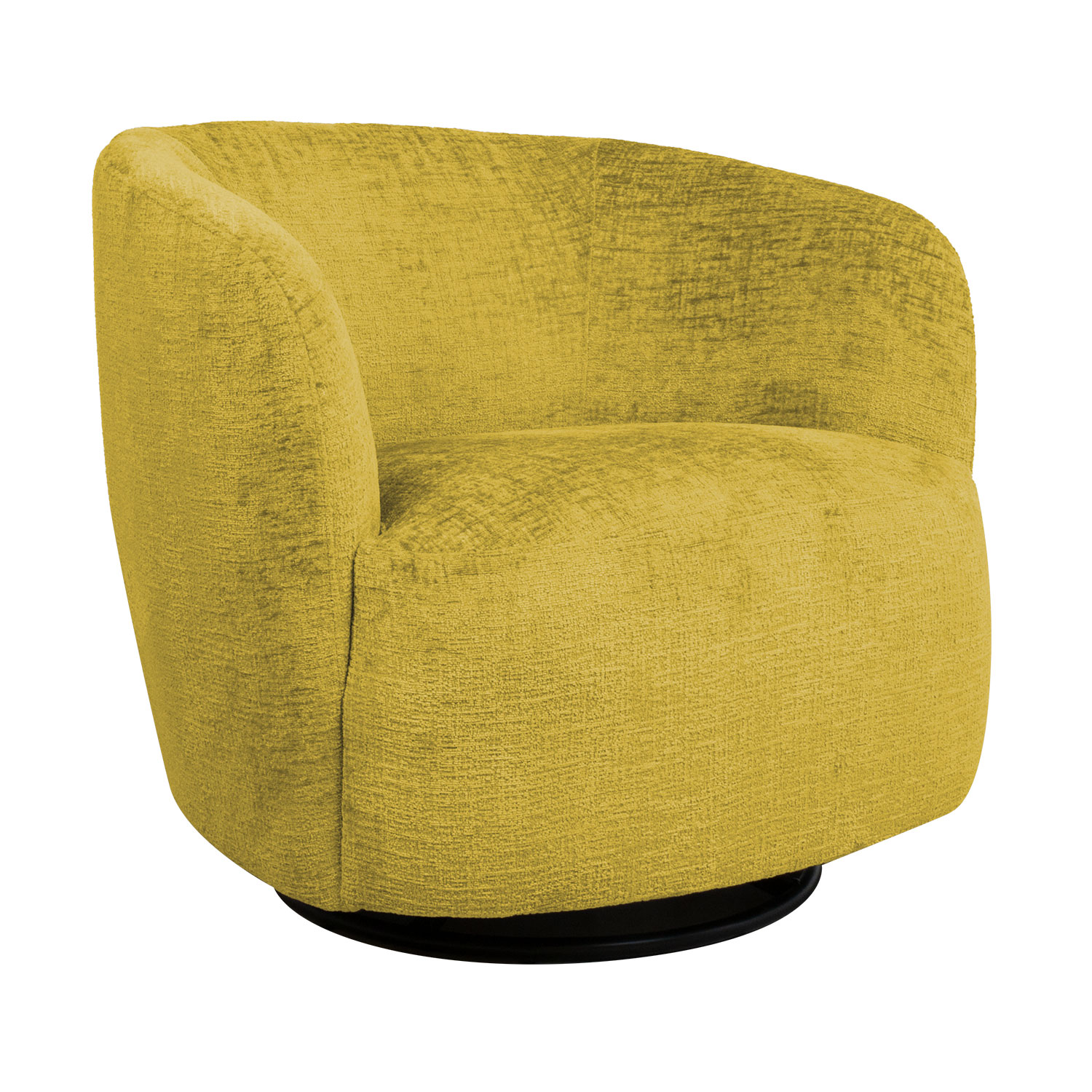 Nojatuoli Home4You Manuela, 84x82x75cm, Keltainen