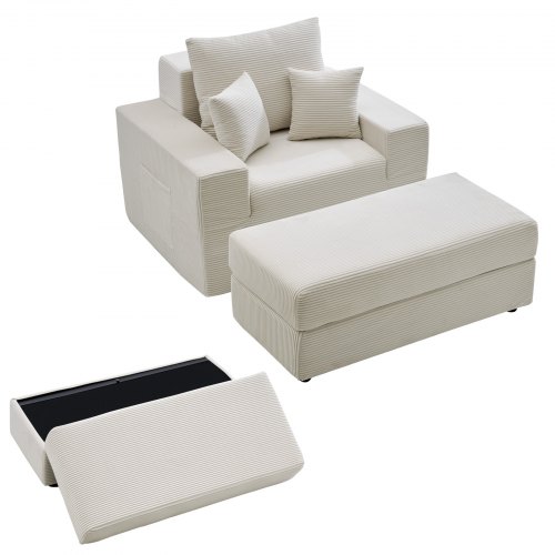 Nojatuoli North Craft 1036, 111.5x149x74 cm, Beige