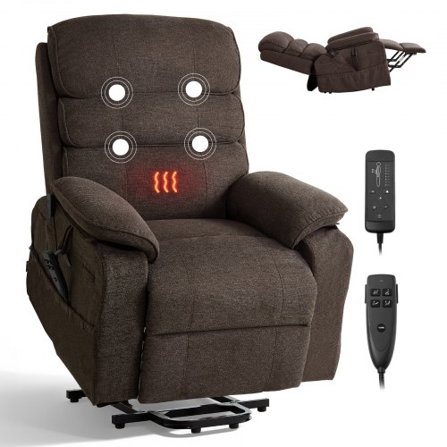 Nojatuoli North Craft Power Lift, 89x98x104cm, Ruskkea