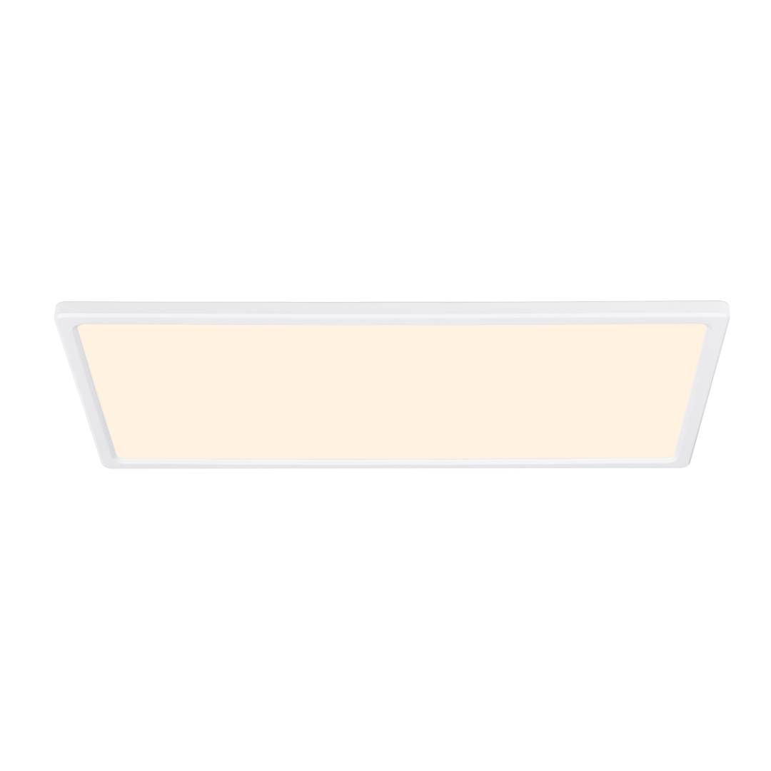 LED-plafondi Nordlux Harlow 60, 2700K, IP54, valkoinen