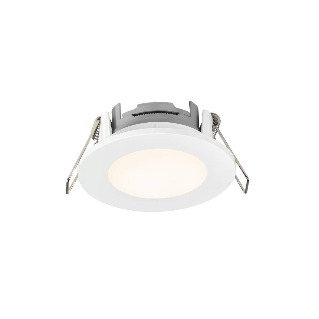 LED-alasvalo Nordlux Leonis, 2700K, IP65, 1 kpl, valkoinen