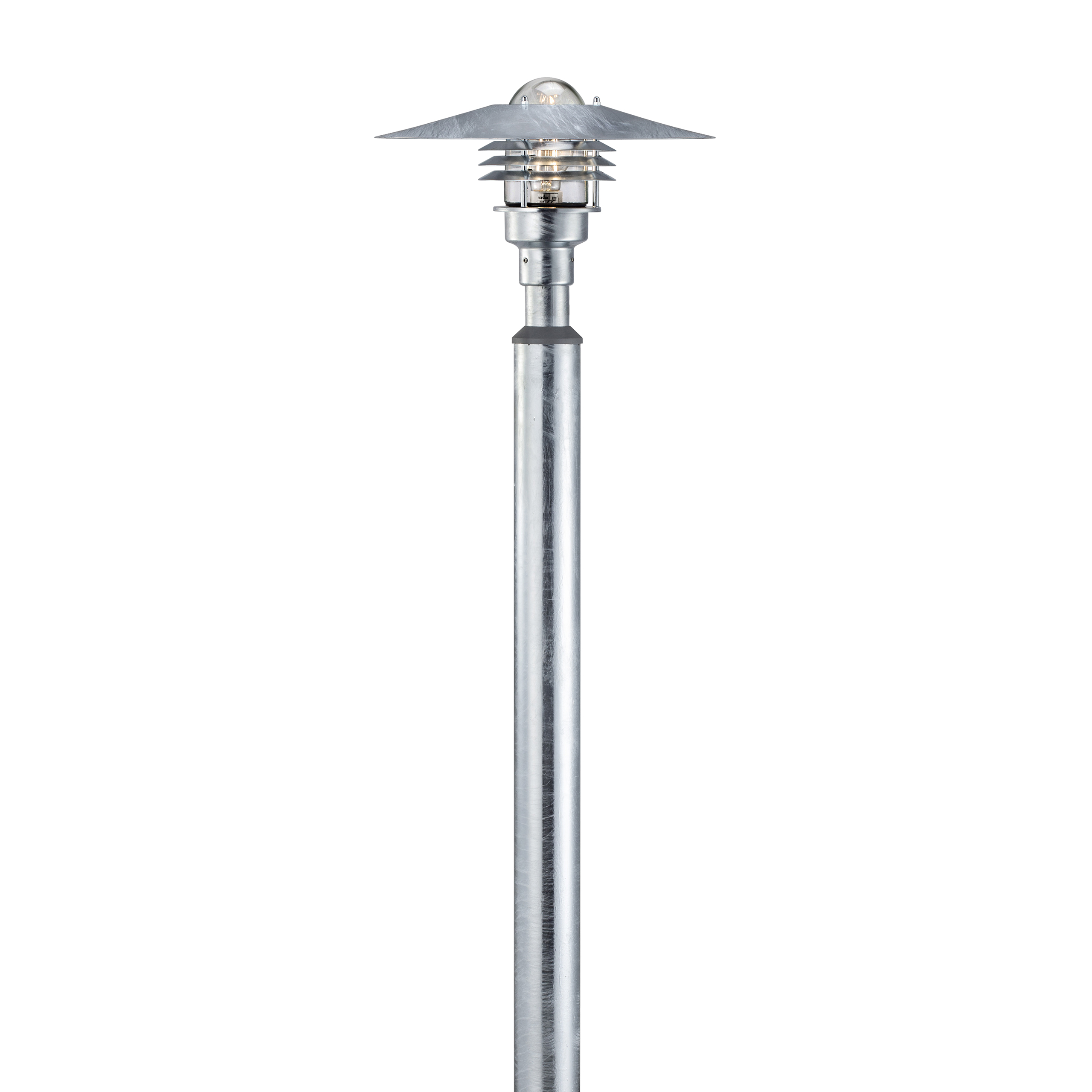 Ulkopylväsvalaisin Nordlux Vejers, 200 cm, galvanoitu teräs
