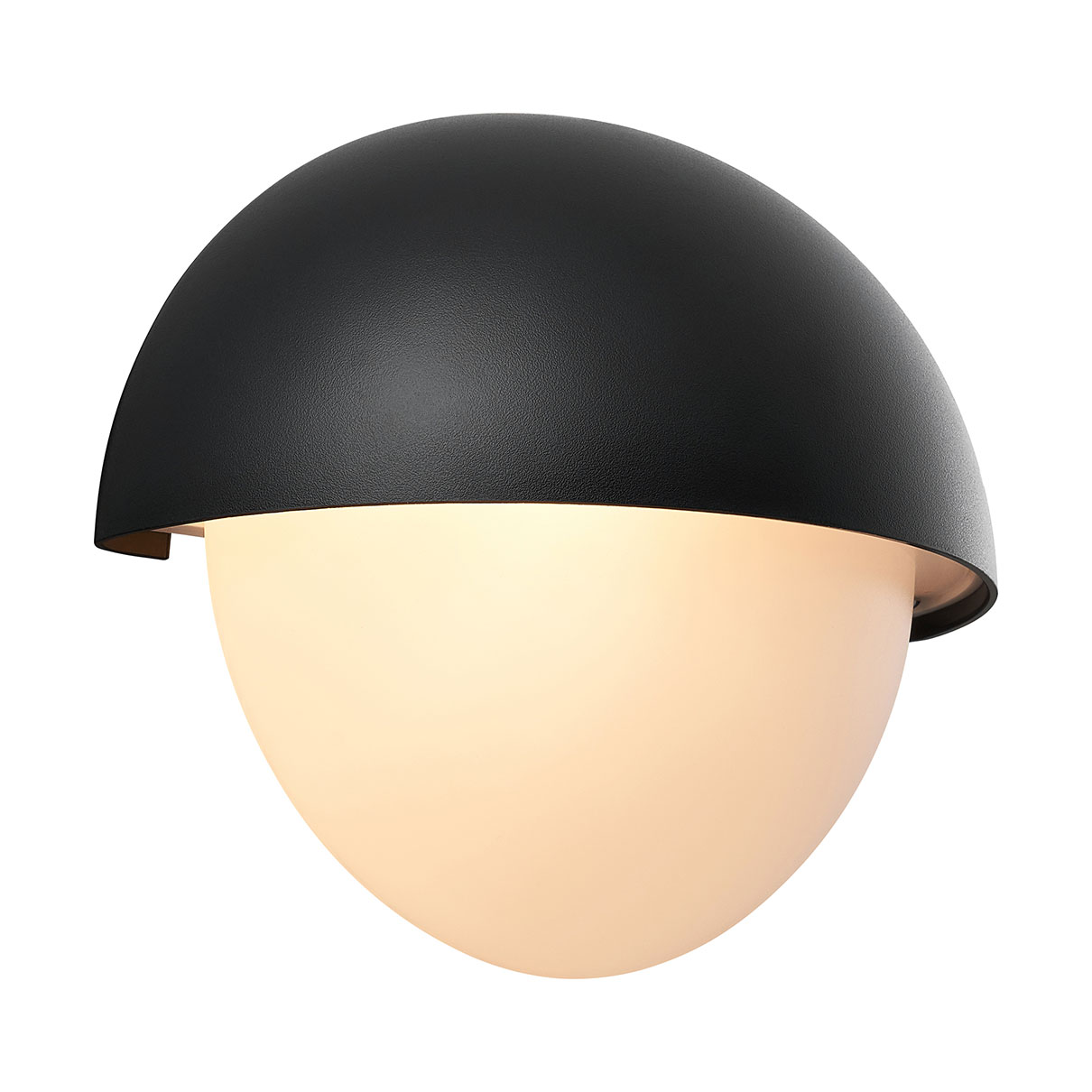 Ulkoseinävalaisin Nordlux Scorpius Maxi Round, musta