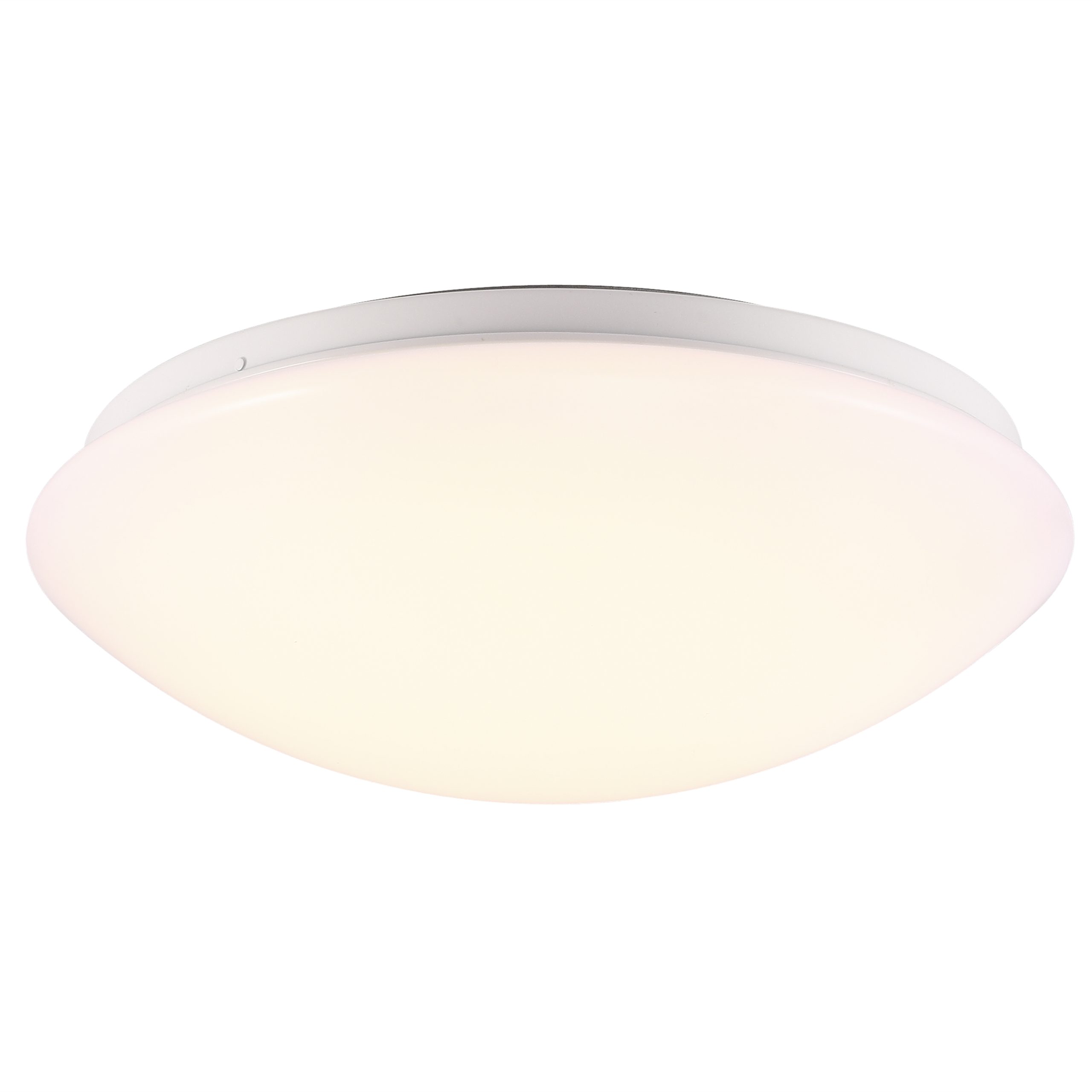 LED-plafondi Nordlux Ask, 3000K, IP44, valkoinen