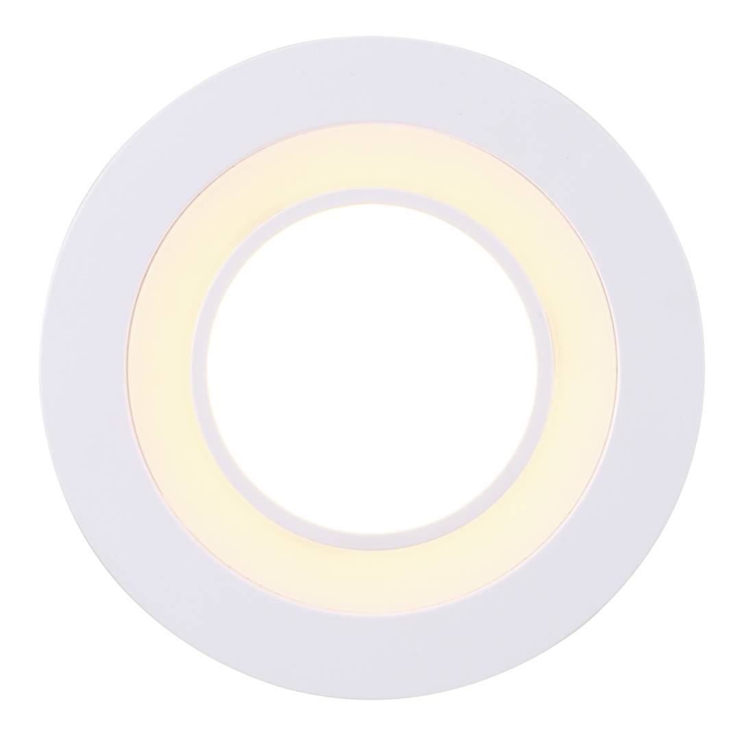 LED-alasvalo Nordlux Clyde 8, 2700K, IP20, valkoinen