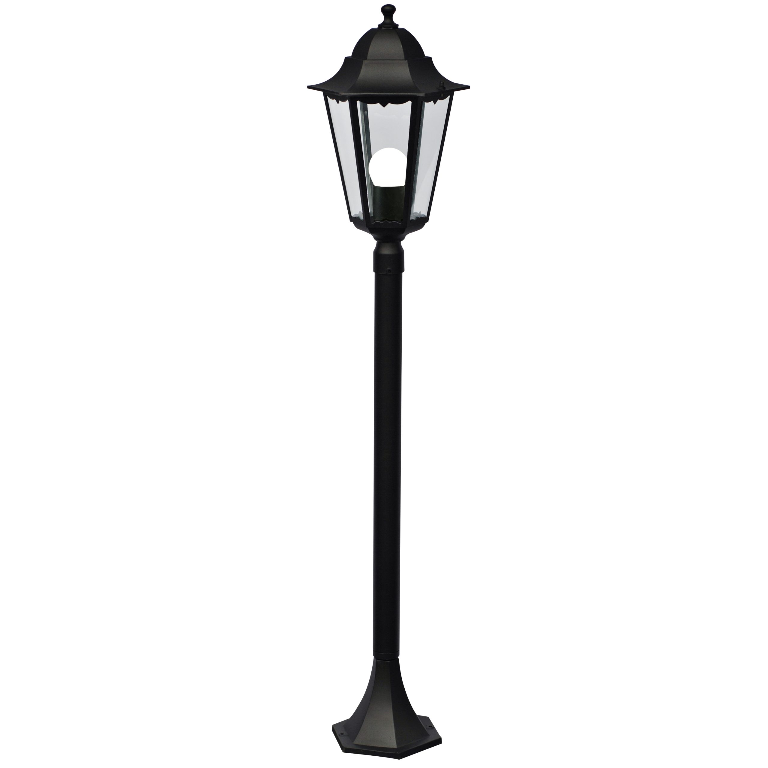 Ulkopylväsvalaisin Nordlux Cardiff, 100 cm, musta