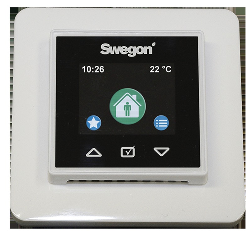 Ohjainpaneeli Swegon Casa Smart ilmanvaihtokoneisiin, Säädin SC10