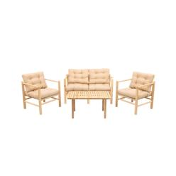Oleskeluryhmä Valento Garden MY028, 4-istuttava, beige