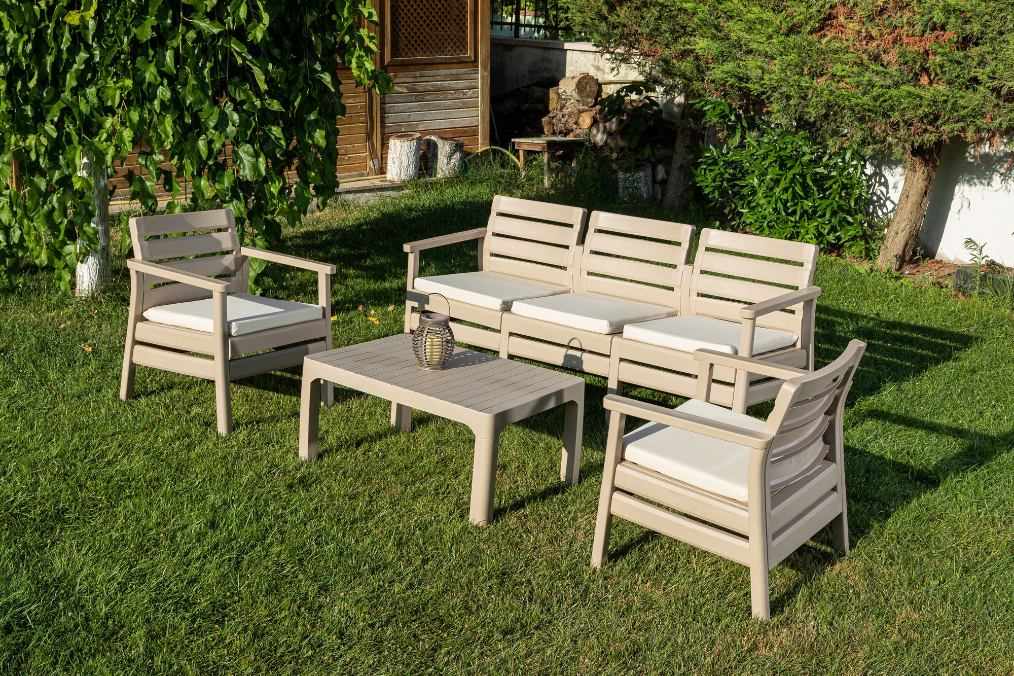 Oleskeluryhmä Valento Garden Solemare 2, beige