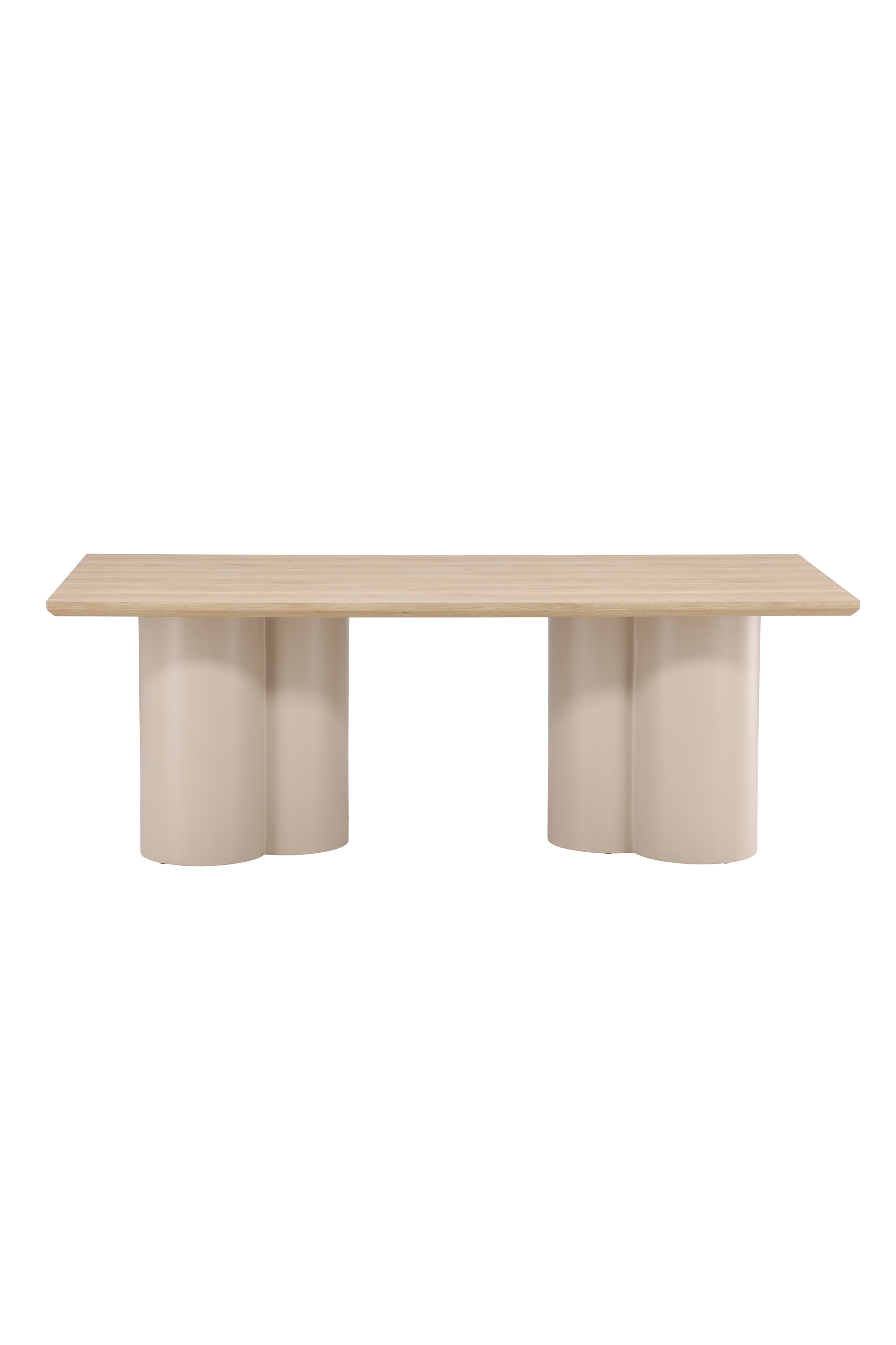 Ruokapöytä Venture Home Olivia, 100x210 cm, suorakulmainen, beige