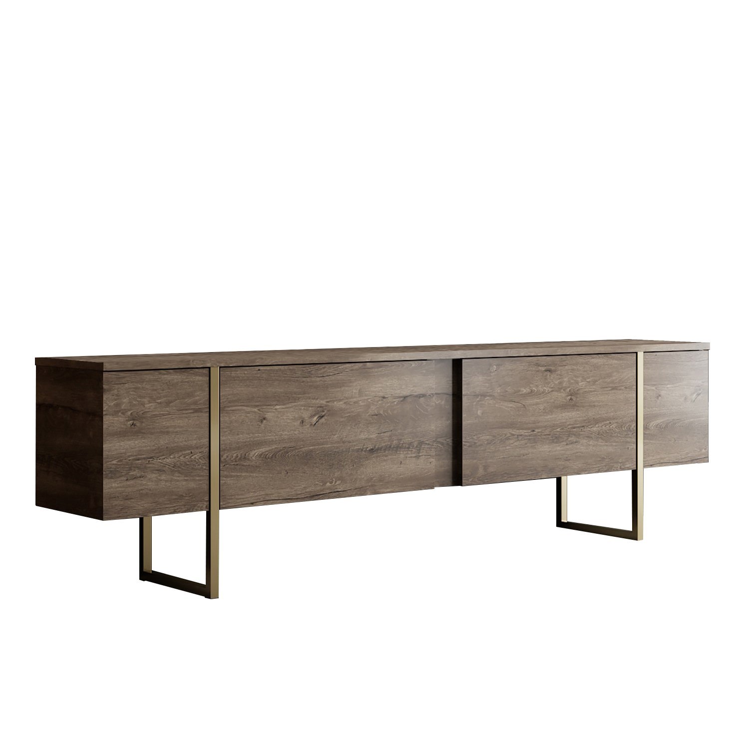 Olohuoneen Kalustesarja Valento Furniture Luxe Set, Pähkinäpuu, Kultainen