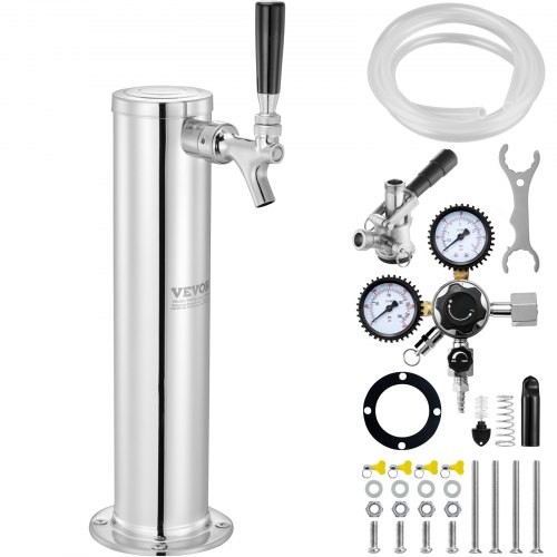 Oluthana/juomatorni North Craft Kegerator TJZQBFPQGZ-S-EU, 175x435mm, ruostumaton teräs