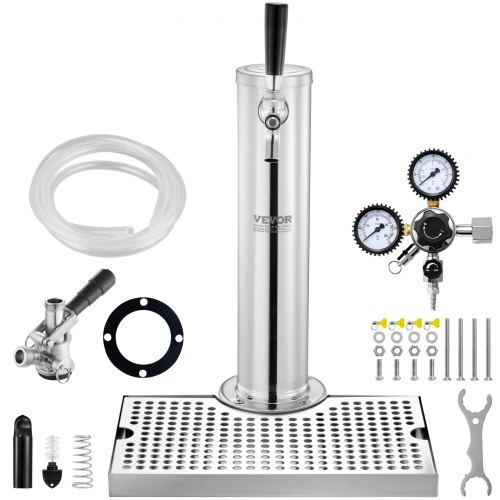 Oluthana/juomatorni North Craft Kegerator, Yksi Hana, 175x115x435mm, Ruostumaton Teräs