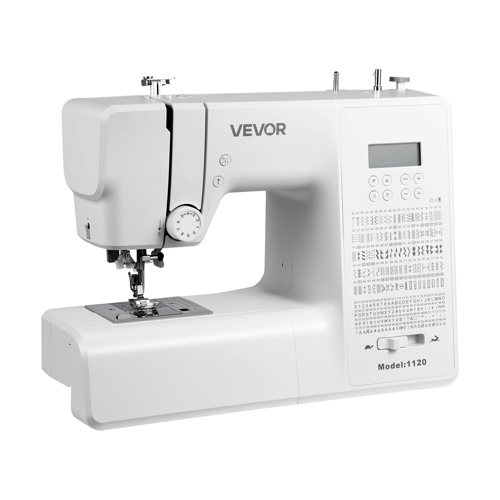 Ompelukone North Craft 1120, 410x305mm, 200 ompeleen sovelluksia, valkoinen