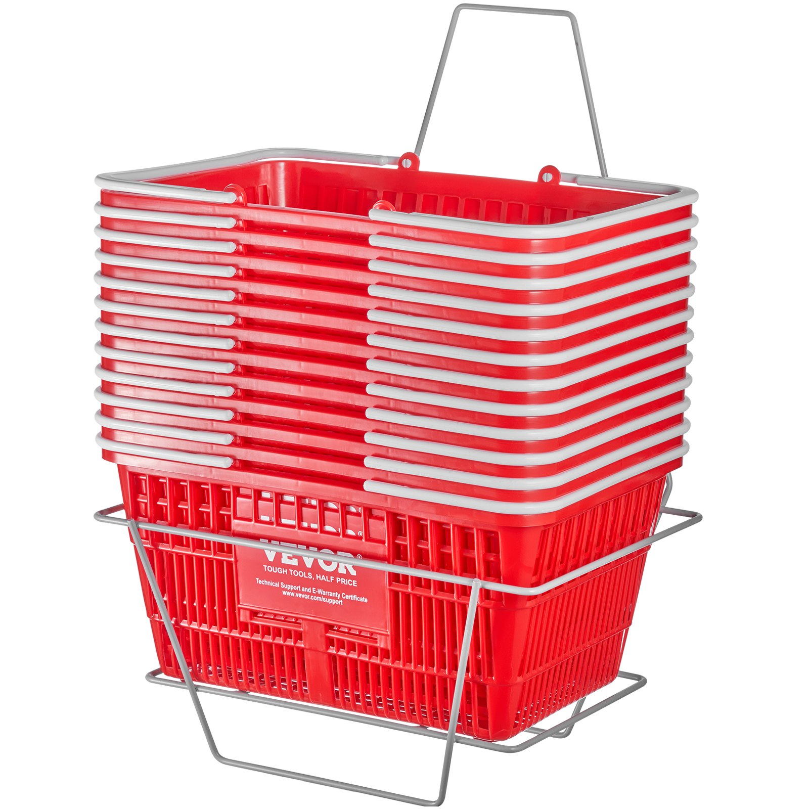 Ostoskorit 12kpl, North Craft, 21L, Punainen