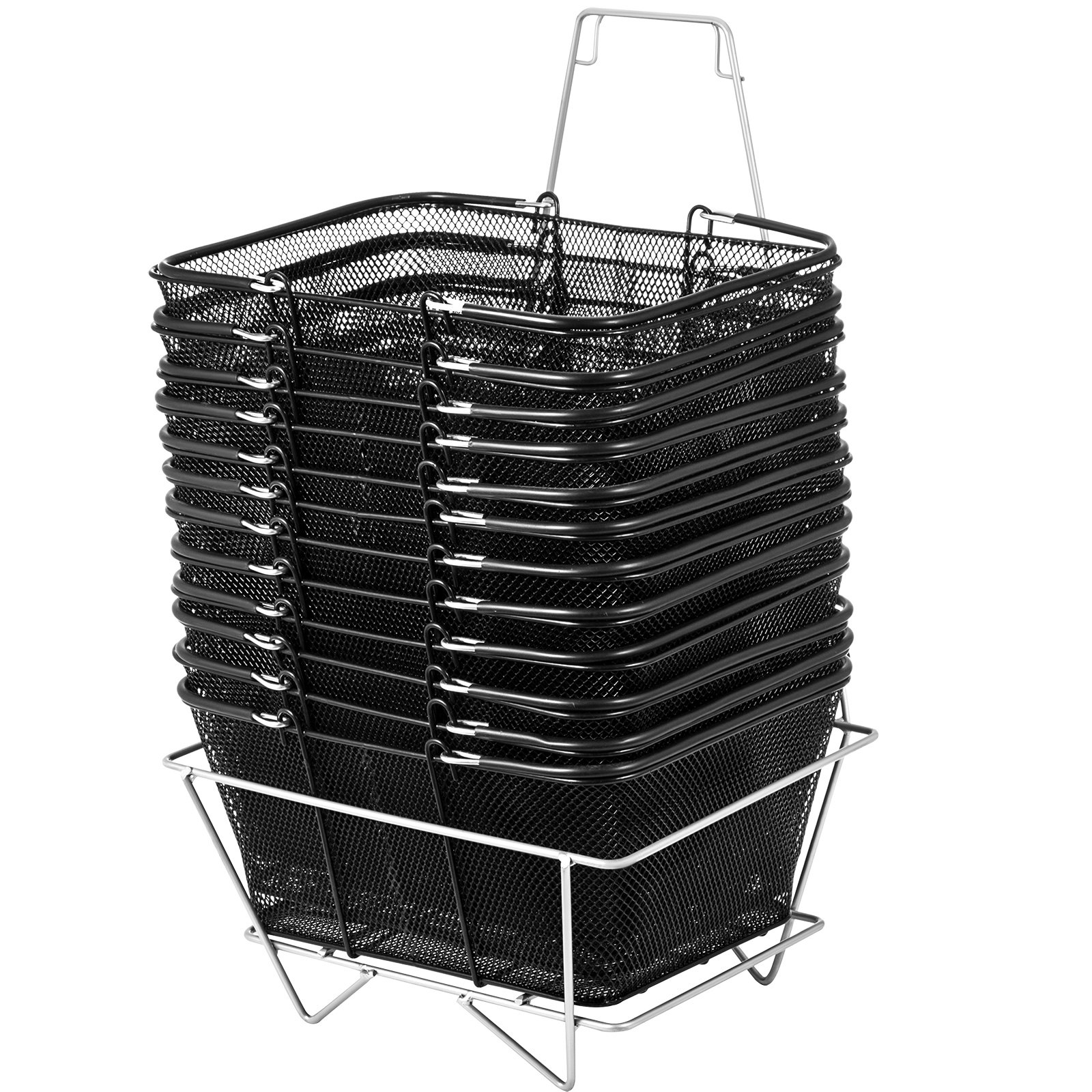 Ostoskorit 12kpl, North Craft BF-102, 41x31x18cm, musta