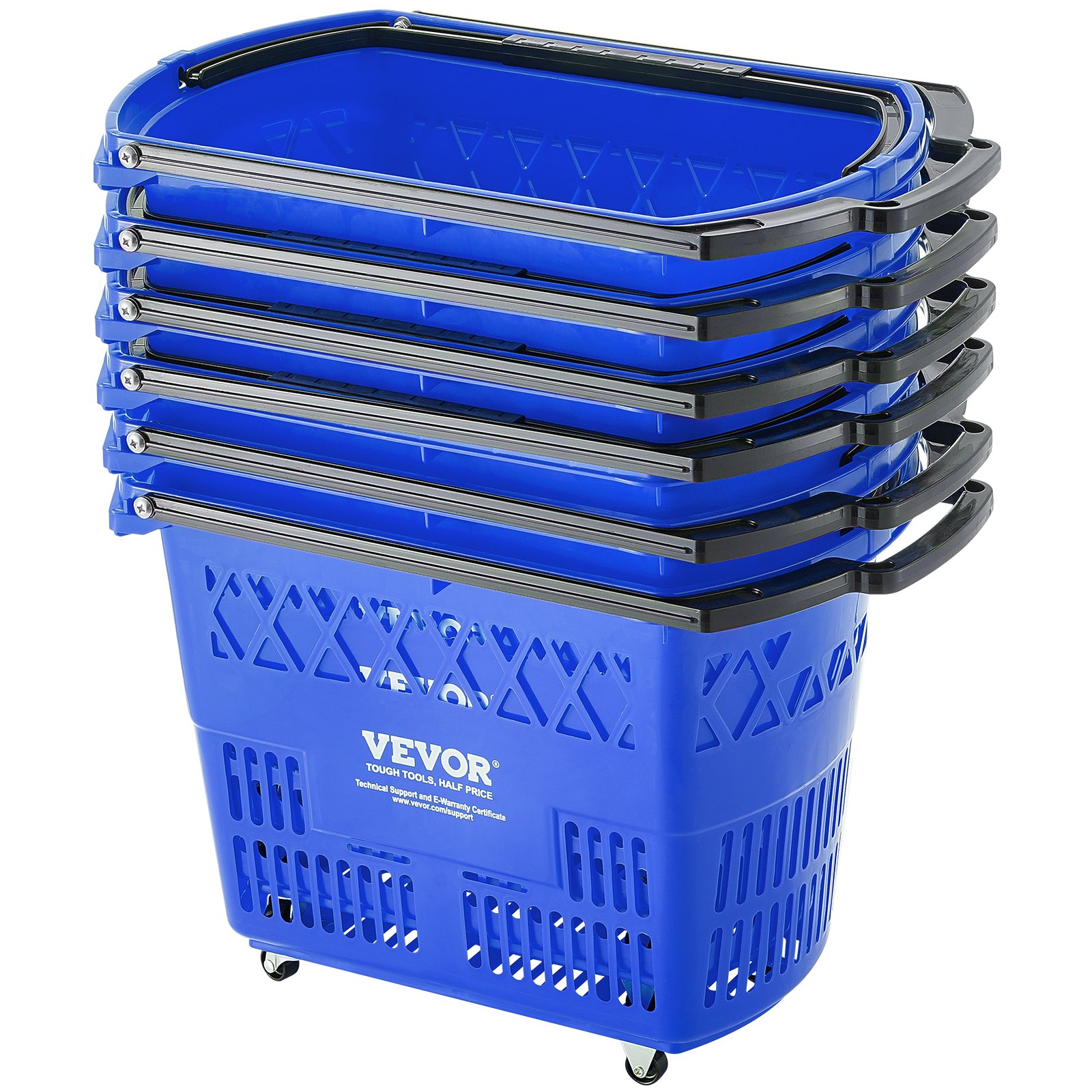 Ostoskorit 6kpl, North Craft LB-B027-7, 39L, sininen