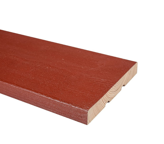 Ulkoverhouslauta JR-Wood, pintamaalattu, punainen, eri kokoja