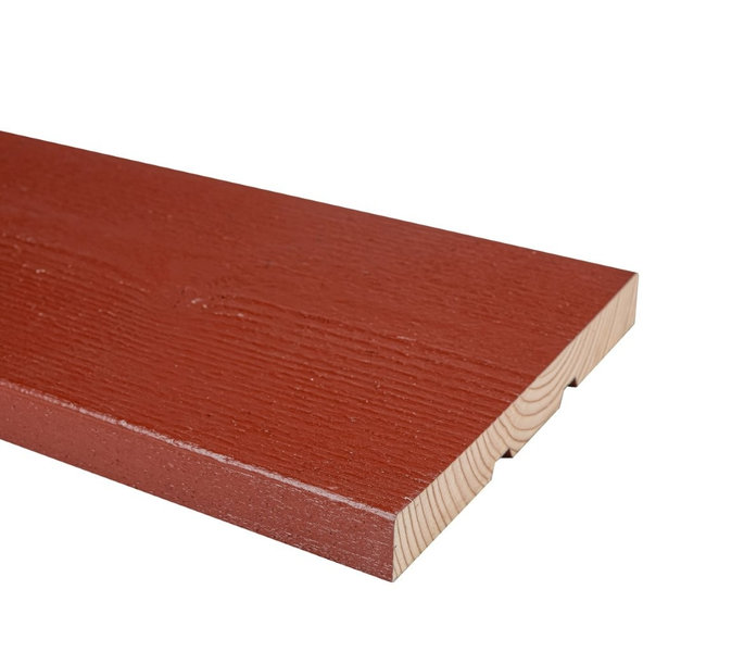 Ulkoverhouslauta JR-Wood, 23x190x6000, pintamaalattu, punainen