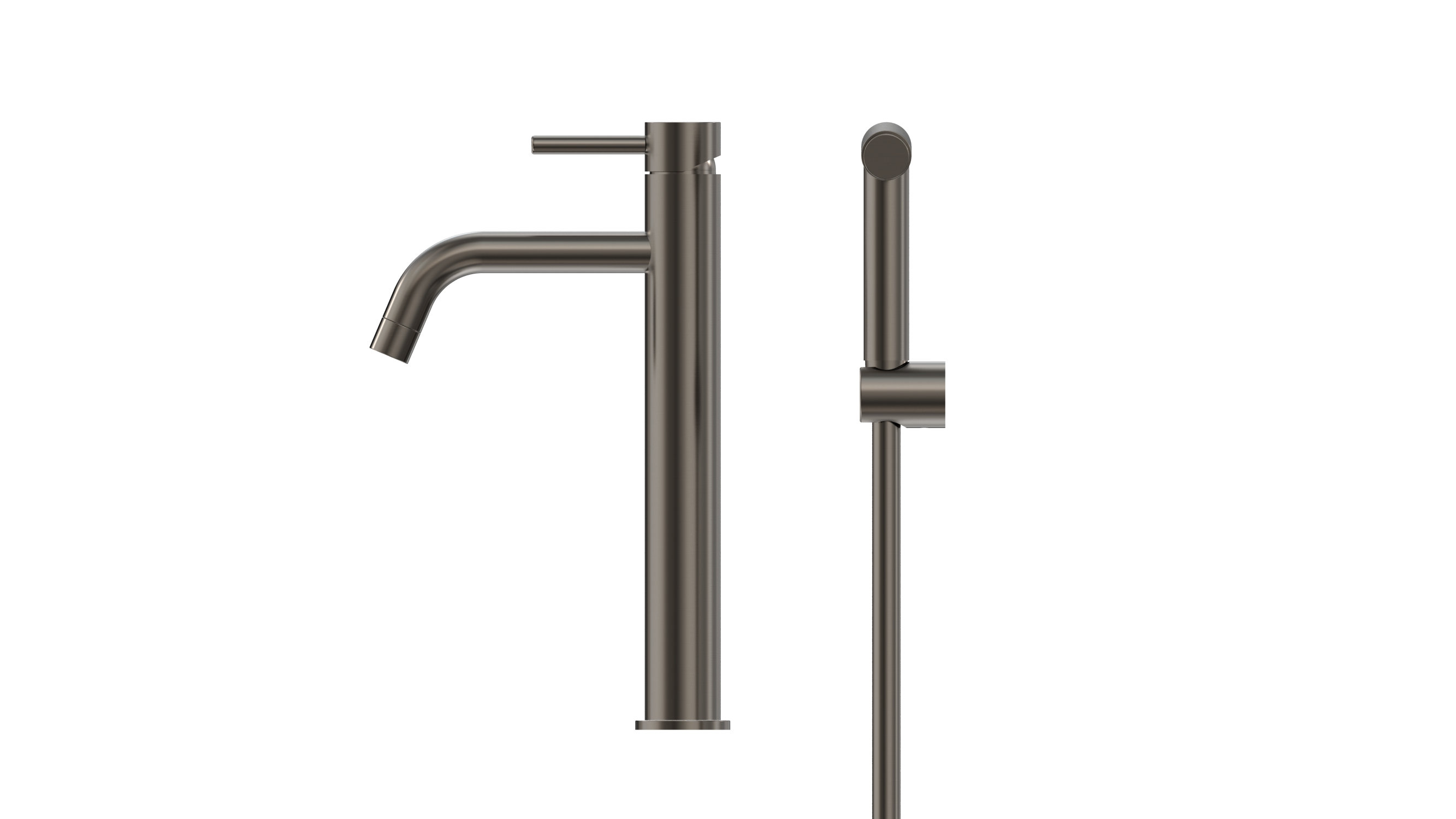 Pesuallashana Tammiholma INOX Q1, korkea, bide, gun metal