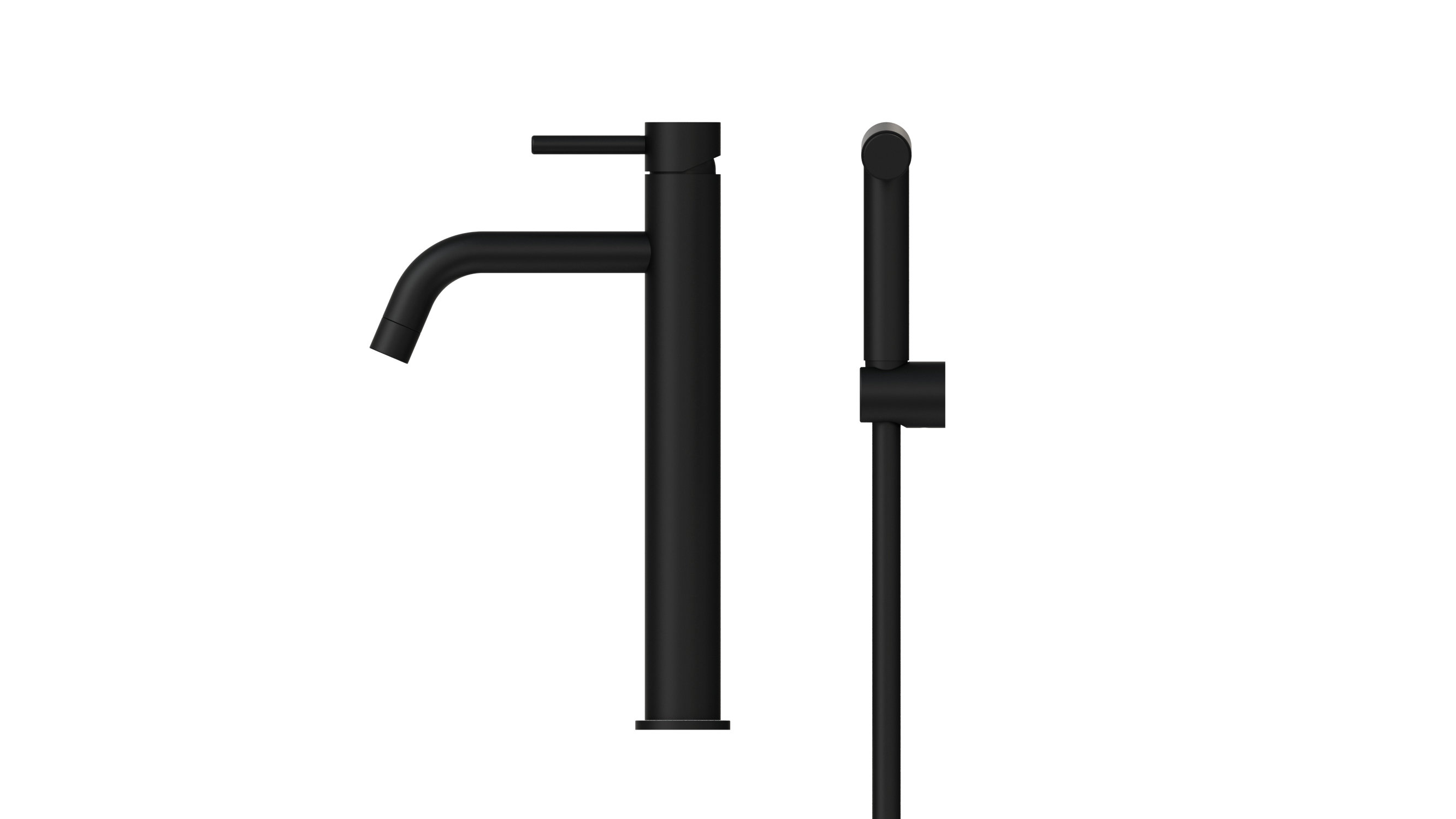 Pesuallashana Tammiholma INOX Q1, korkea, bide, mattamusta