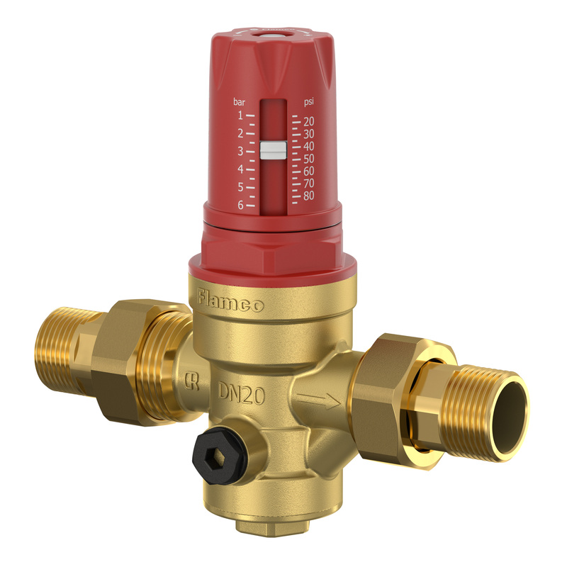 Paineenalennusventtiili Flamco Prescor PRV, 1-6bar, R1&quot;