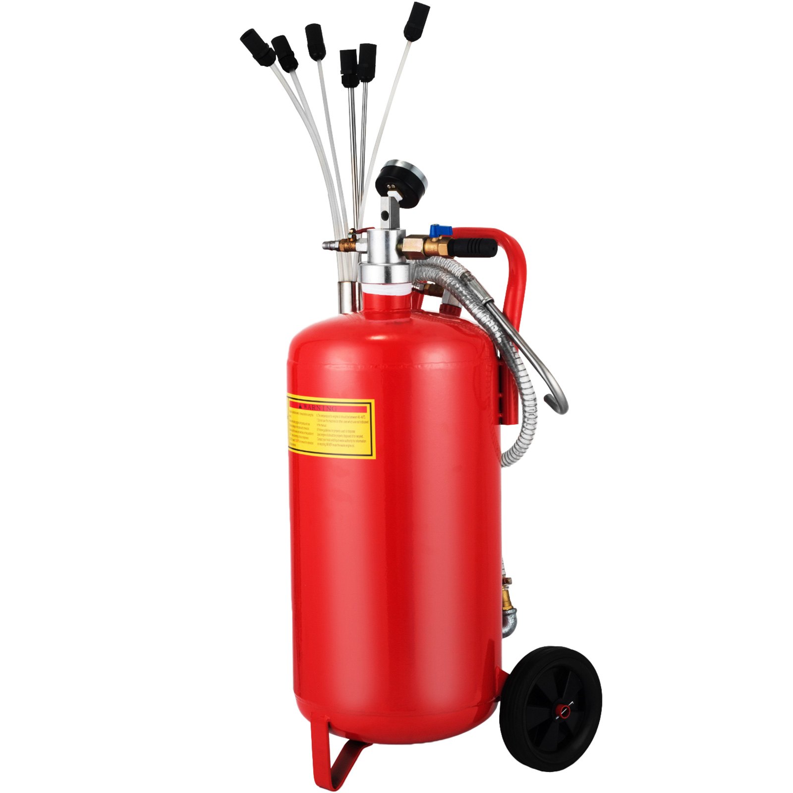 Paineilmakäyttöinen öljynvaihtopumppu North Craft, 22.7L, teräs, musta